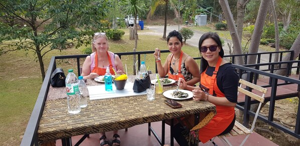 Room, 2 Bedrooms, Garden View | Dining room - Room-dome & Treehouses for Family 2 Adul (Kaeng Krachan)