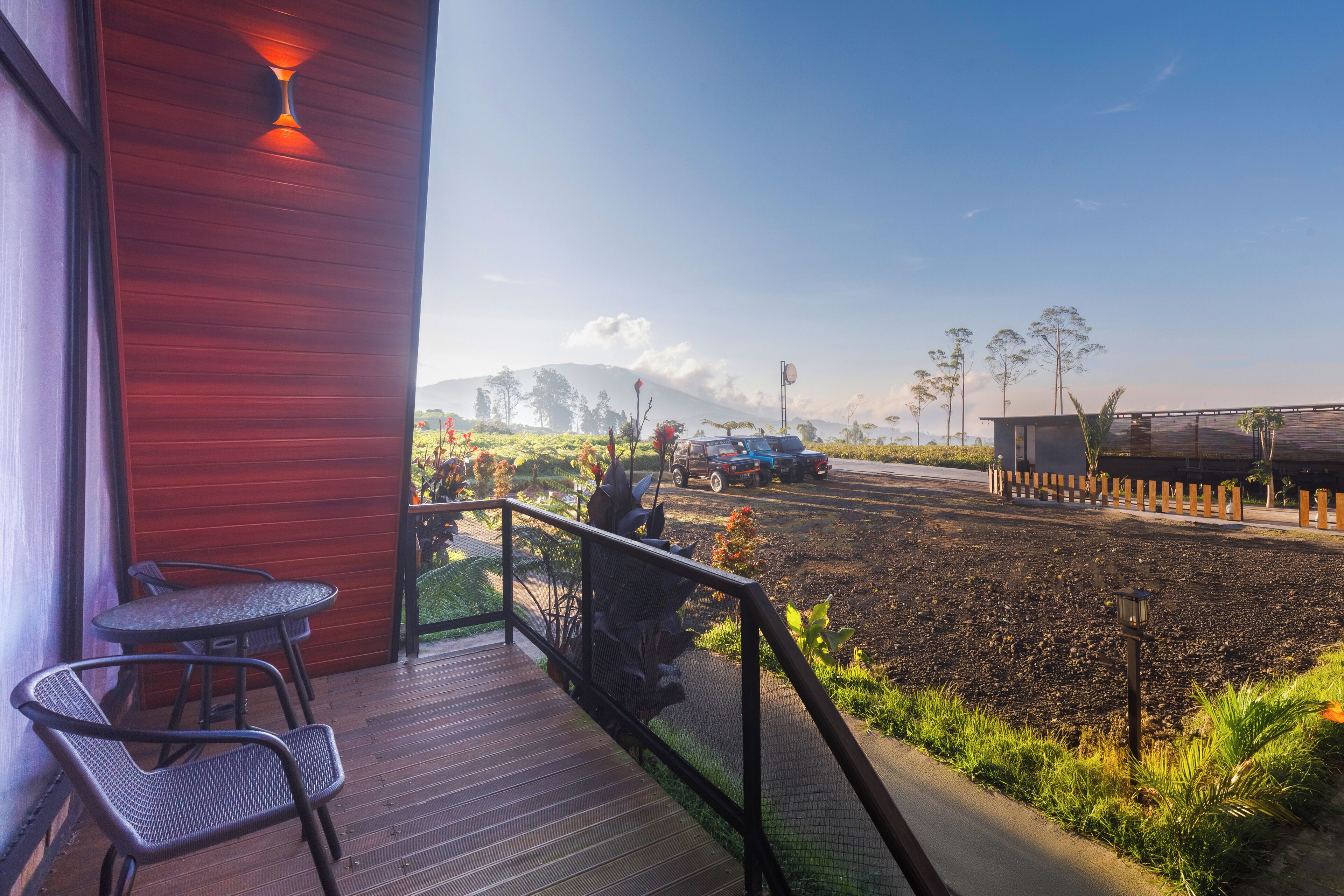 Suite familiar, vista a la montaña | Terraza o patio