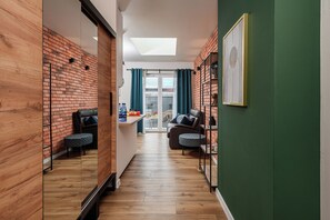 Living area - Lumina luxury apart with beautiful view (Łódź)