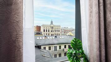 Comfort appartement, balkon, uitzicht op de stad | Uitzicht vanuit de kamer