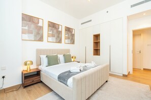 Exclusive Apartment, Balcony, Partial Sea View | In-room safe, blackout curtains, soundproofing, free WiFi