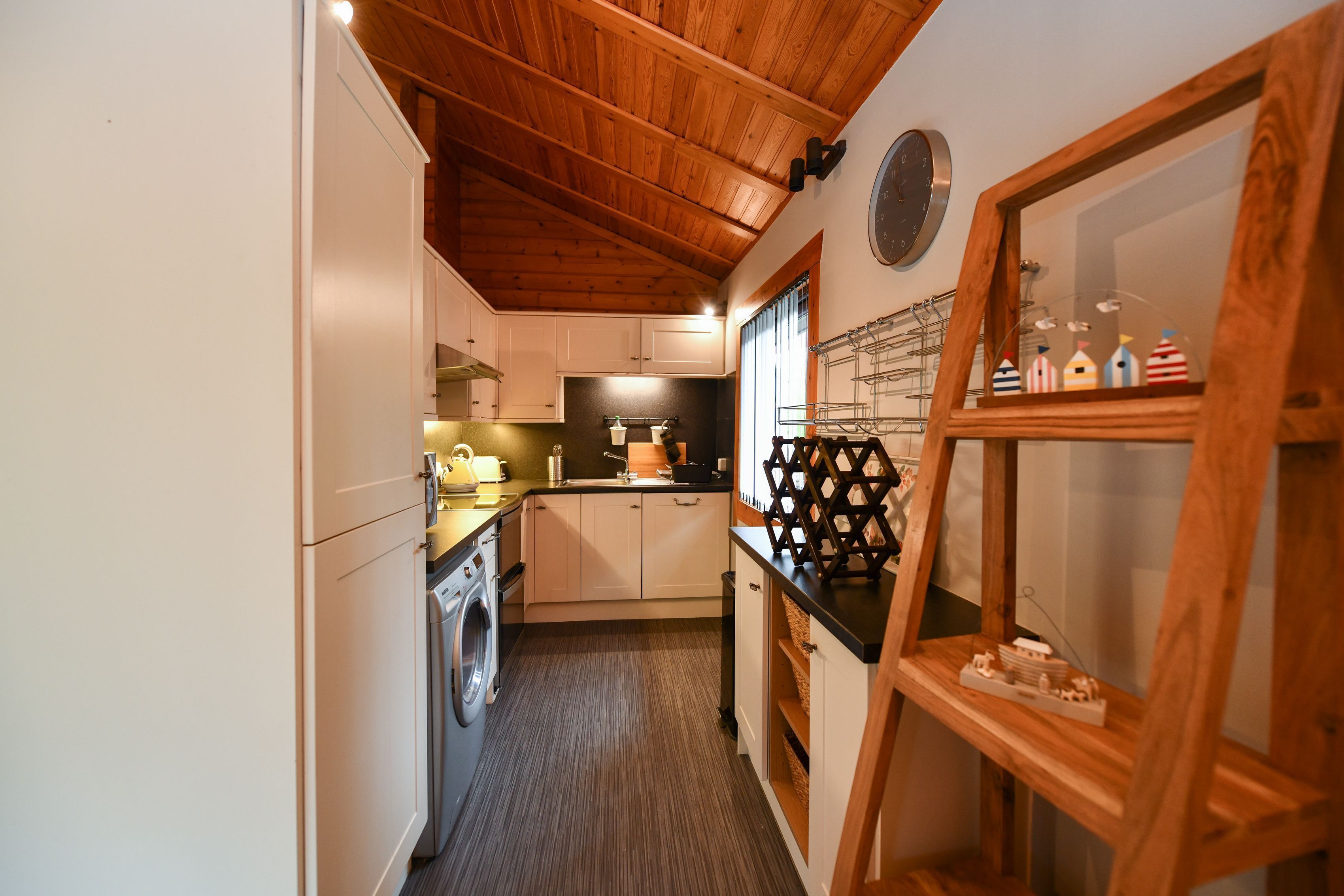 Fridge, microwave, dishwasher, ice maker