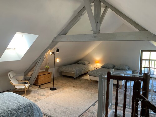 Gite 9 persons near BEAUVAL Zoo, Châteaux de la Loire, Pellevoisin