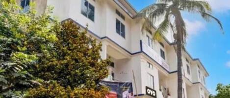 Façade de l’hébergement