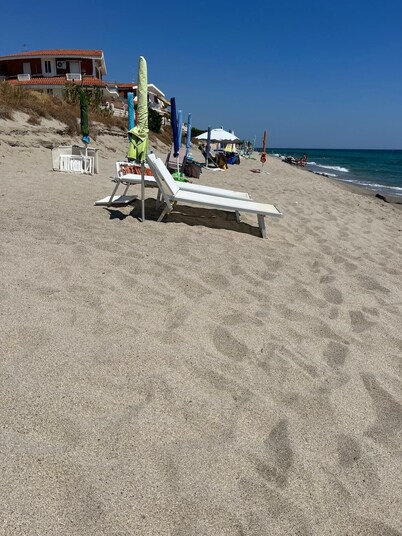 Have fun with the whole family in this elegant Ionian Sea accommodation.