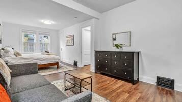 2 bedrooms, iron/ironing board, travel crib, WiFi