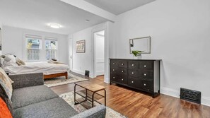 2 bedrooms, iron/ironing board, travel crib, WiFi