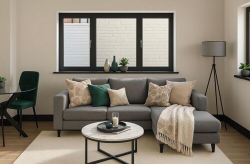 Luxury and Spacious 1BR Flat Sleeps 4 with Private Patio I Excellent Location