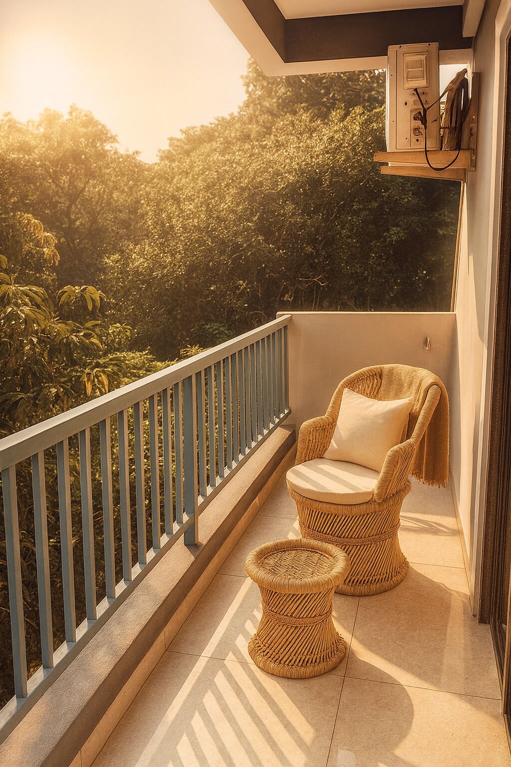 Family Apartment, Balcony, Garden View | Balcony