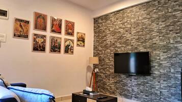 Apartemen Keluarga, balkon, pemandangan kota | Area keluarga