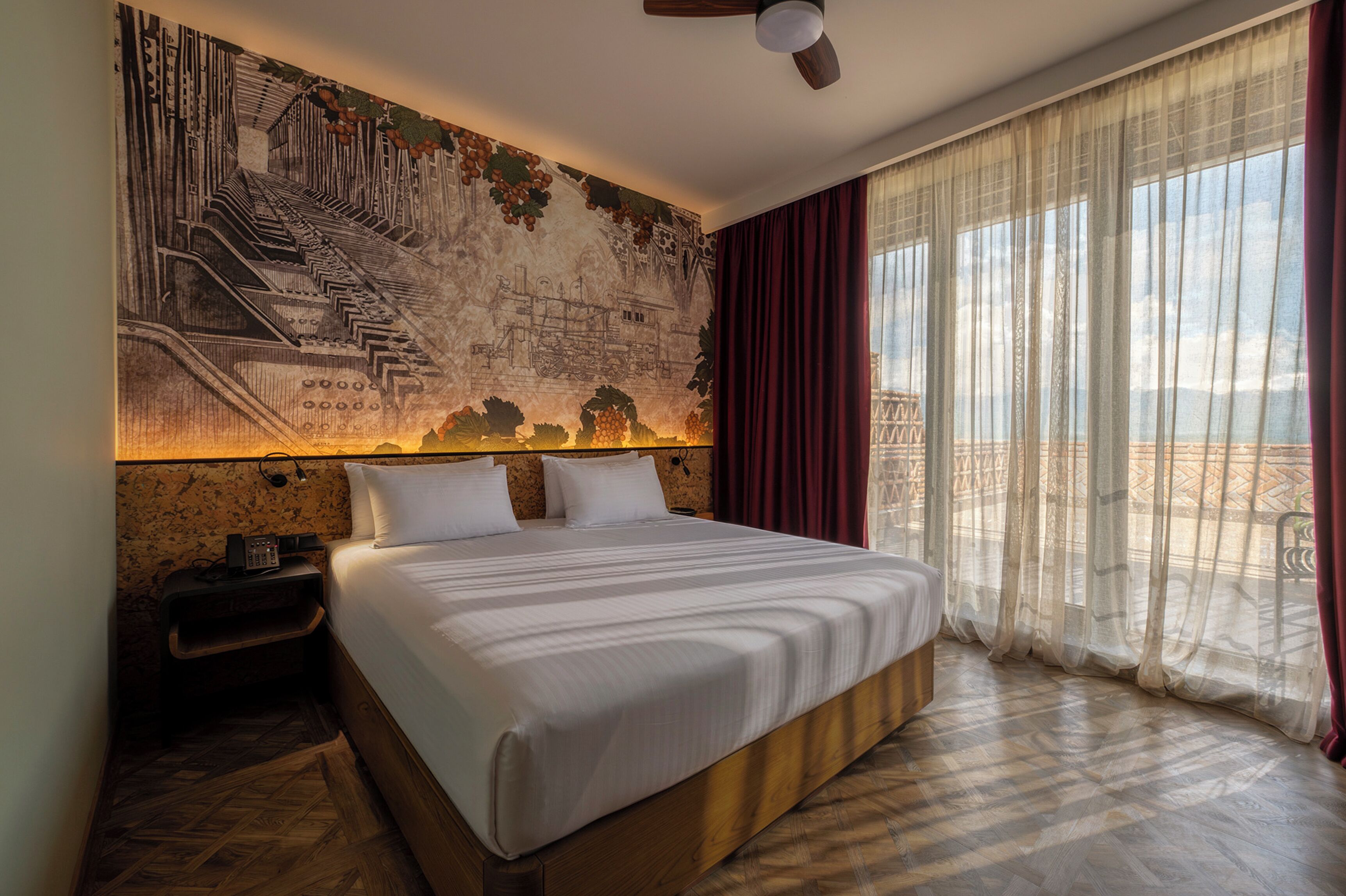 Egyptian cotton sheets, premium bedding, minibar, free WiFi