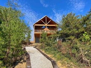 Exterior - Cozy Hollow | Private Pond | Hot Tub | Forest View | Private Fire Pit | 10 Min Drive to Natural Bridge State Park (Rogers)