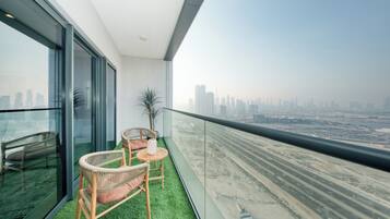 Lyxlägenhet - sjöutsikt | Balkong