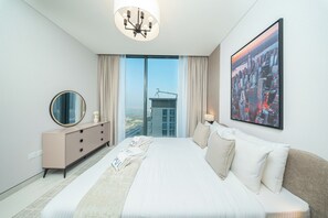 In-room safe, blackout curtains, soundproofing, free WiFi