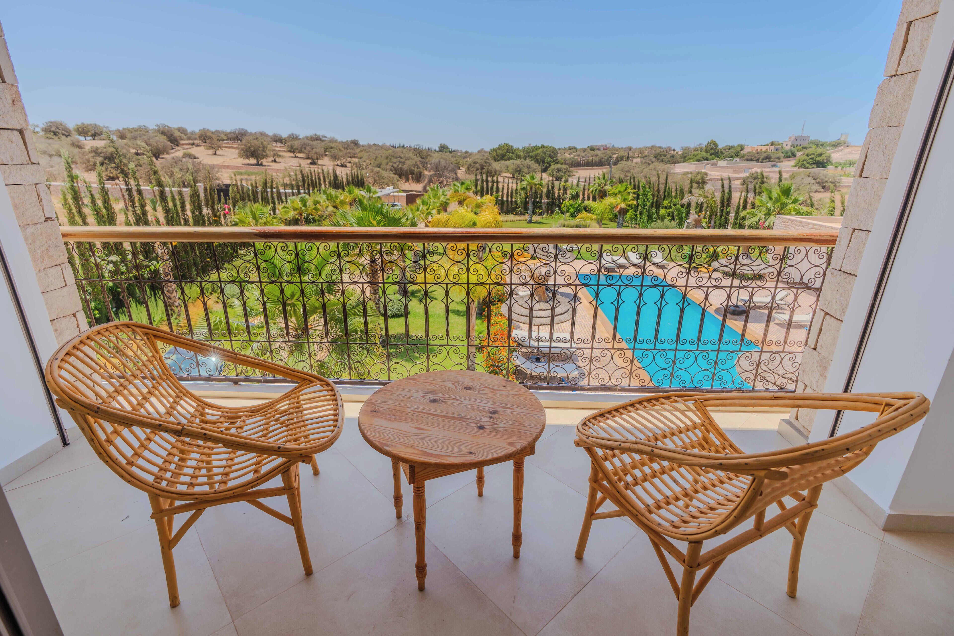 Luxury Suite, Pool View | Blackout curtains, soundproofing, iron/ironing board, free WiFi