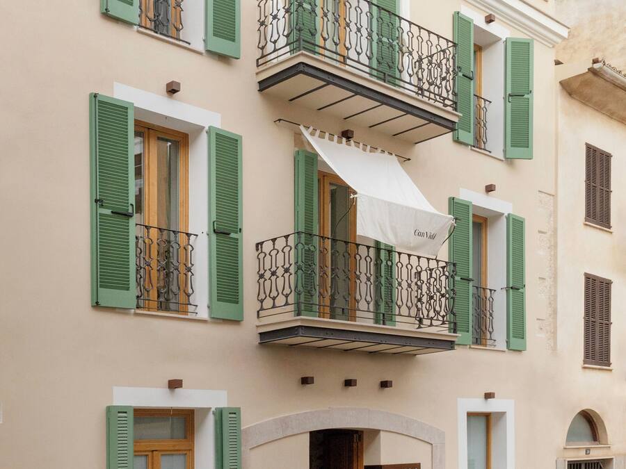 Overnatningsstedets facade