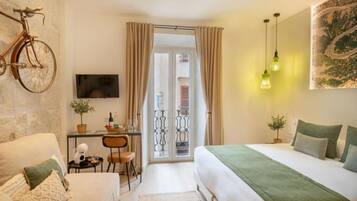 Kahden hengen superior-huone, kaupunkinäköala | Tallelokero huoneessa, pimennysverhot, äänieristys, ilmainen Wi-Fi