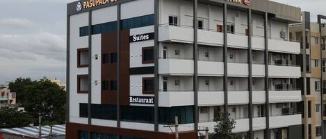 Voorkant van accommodatie