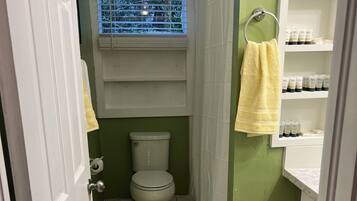 Towels, soap, toilet paper