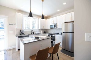 Fridge, microwave, oven, stovetop - 7 Min to Downtown | 8 to Duke | Car Rental Avail. (Durham)