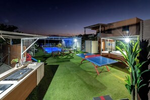 Outdoor dining - A Vacation You’ll Remember Forever – Luxury Family Villa with a Heated Pool (Avdon)