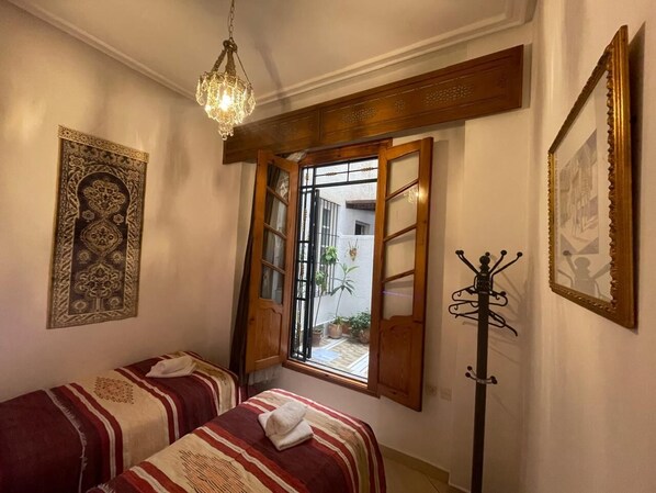Iron/ironing board, travel cot, free WiFi, bed sheets