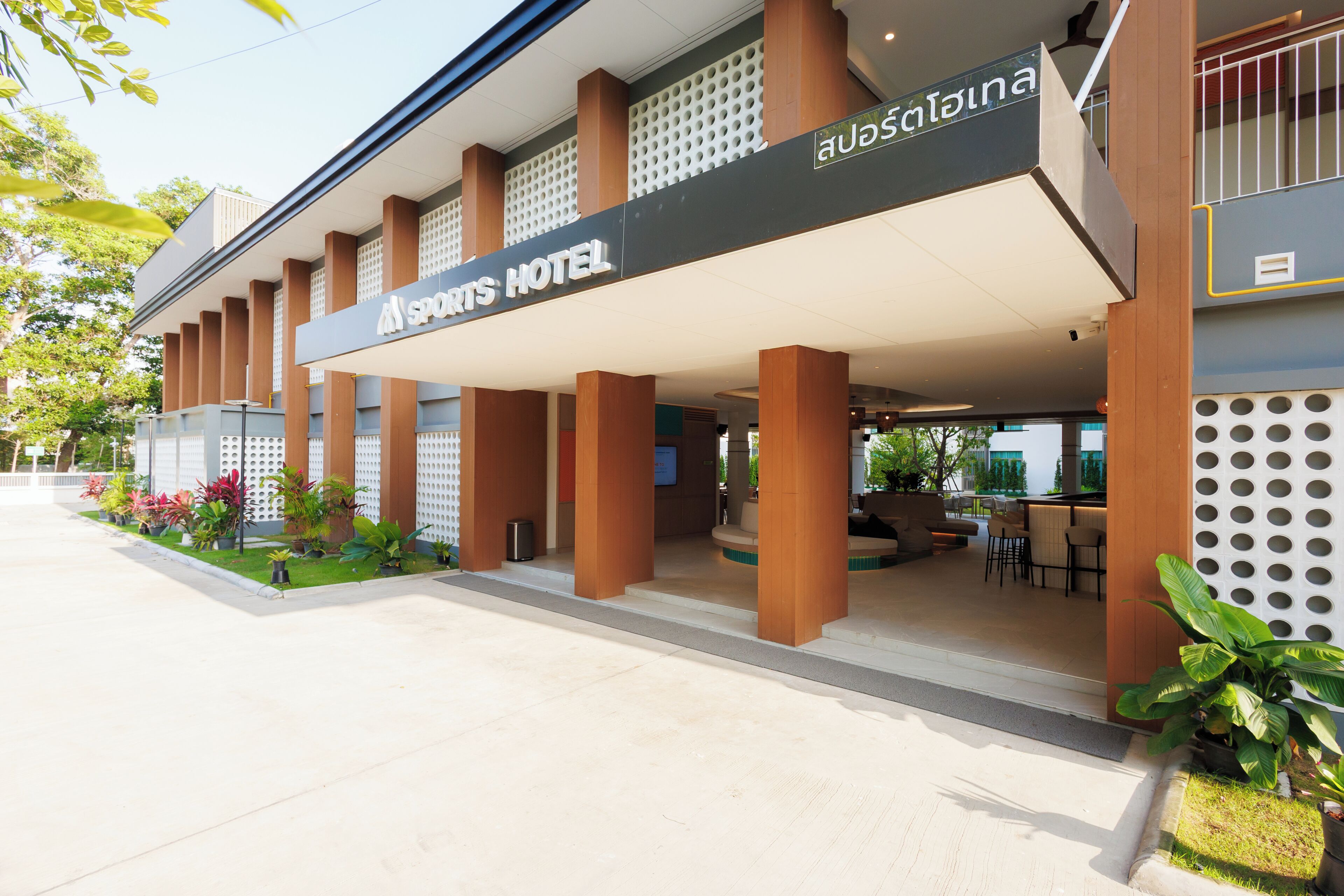 Facciata della struttura