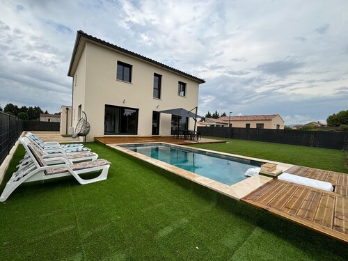 Large luxury villa with swimming pool