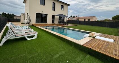 Large luxury villa with swimming pool