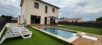 Large luxury villa with swimming pool