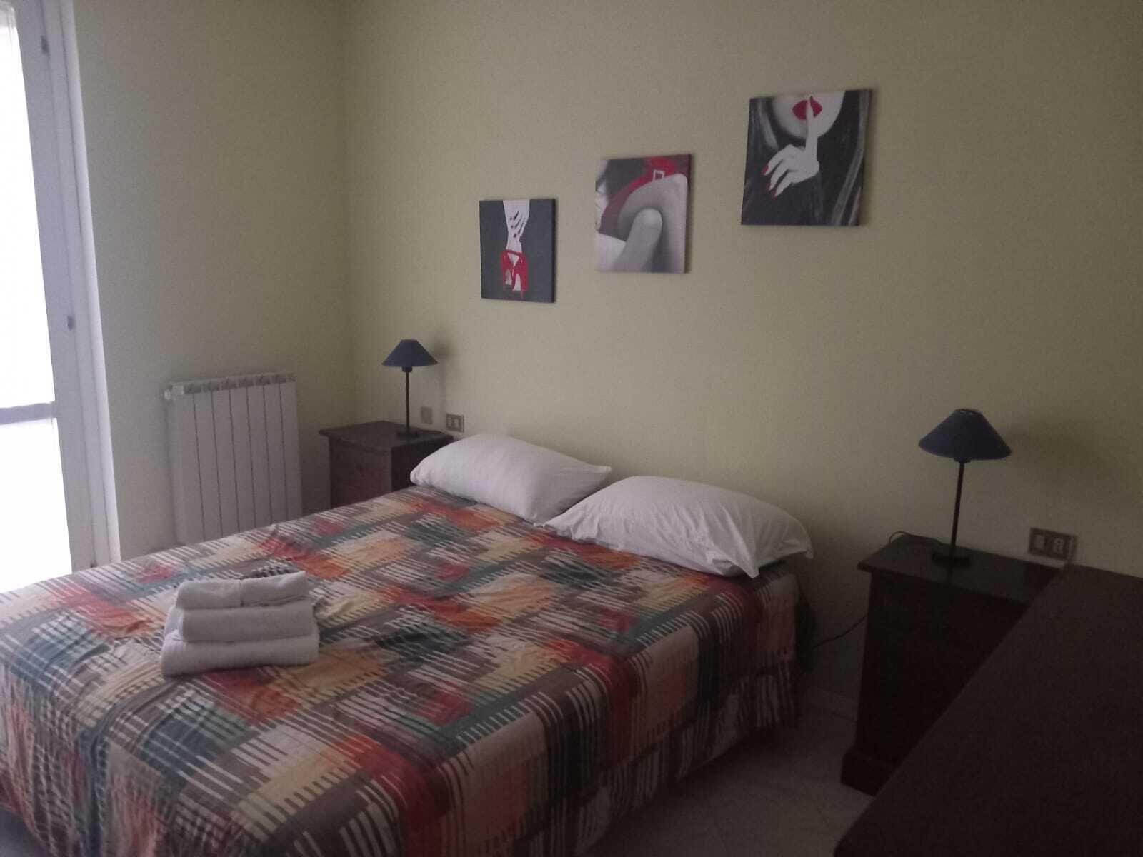 1 bedroom, iron/ironing board, bed sheets