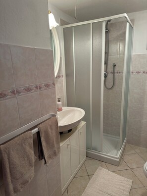 Hair dryer, bidet, towels, soap - Cozy apartment with lovely location - tranquil getaway or active holiday (Rezzo)