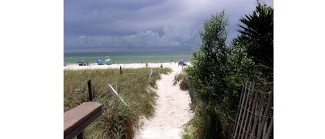 Sun loungers, beach towels