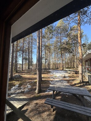 Cabin, 1 Queen Bed with Sofa bed | View from room - Skabram Camping & Stugby (Jokkmokk)