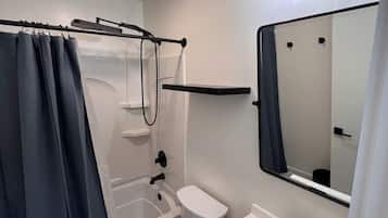 Shower, toilet paper