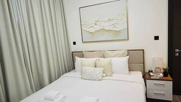 1 chambre, fer et planche Ă repasser, Wi-Fi, draps fournis