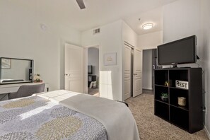 2 habitaciones, wifi gratis y ropa de cama 