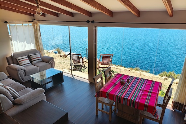 Family Suite, Patio, Lake View | Private kitchen