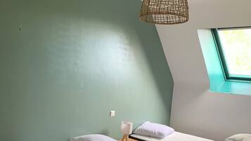 4 habitaciones, wifi y ropa de cama