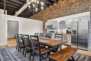 Dining - Sleeps 6. Two Downtown Lofts Combined. (Fayetteville)