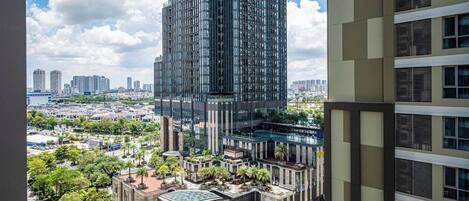 Panoramic Apartment, 2 Bedrooms, Balcony, City View | View from room