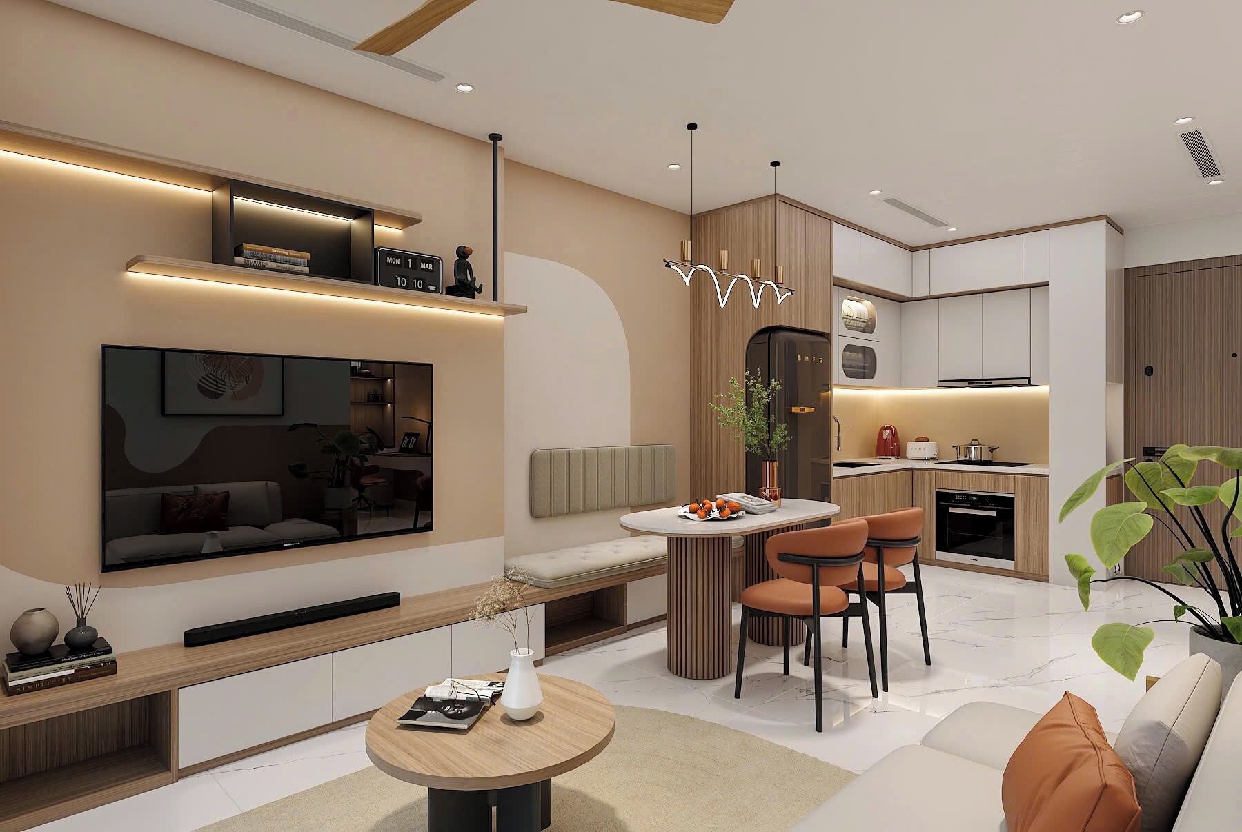 Lägenhet Premier - 1 sovrum - balkong - utsikt mot staden | Allergitestade sängkläder, minibar och individuell inredning