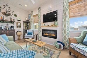 House, 3 Bedrooms, Private Pool, Ocean View | Living area