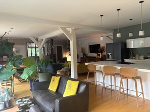 Télévision, cheminée