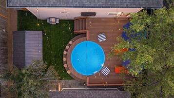 Udendørs pool, opvarmet pool