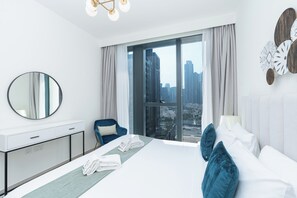 Exclusive-Apartment, Stadtblick | Ausblick vom Zimmer