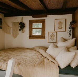 1 quarto, roupa de cama