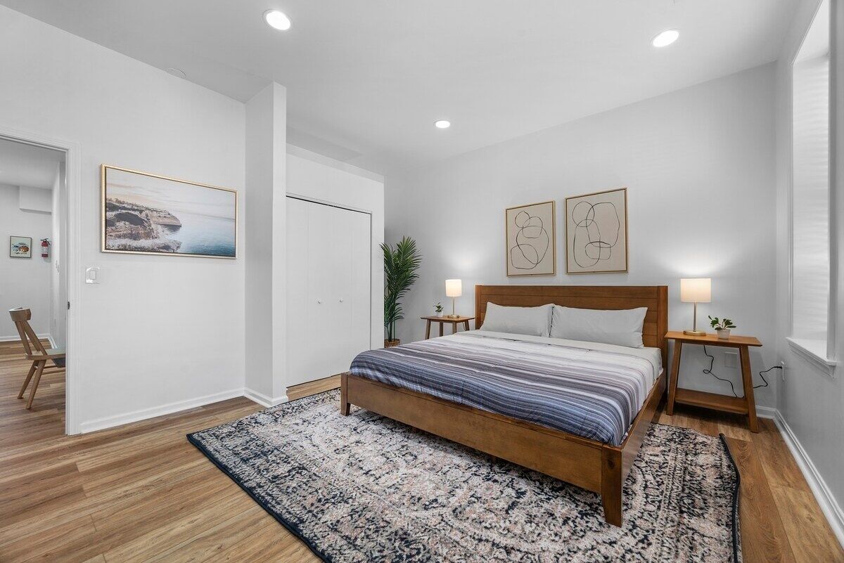 2 bedrooms, iron/ironing board, free WiFi, bed sheets