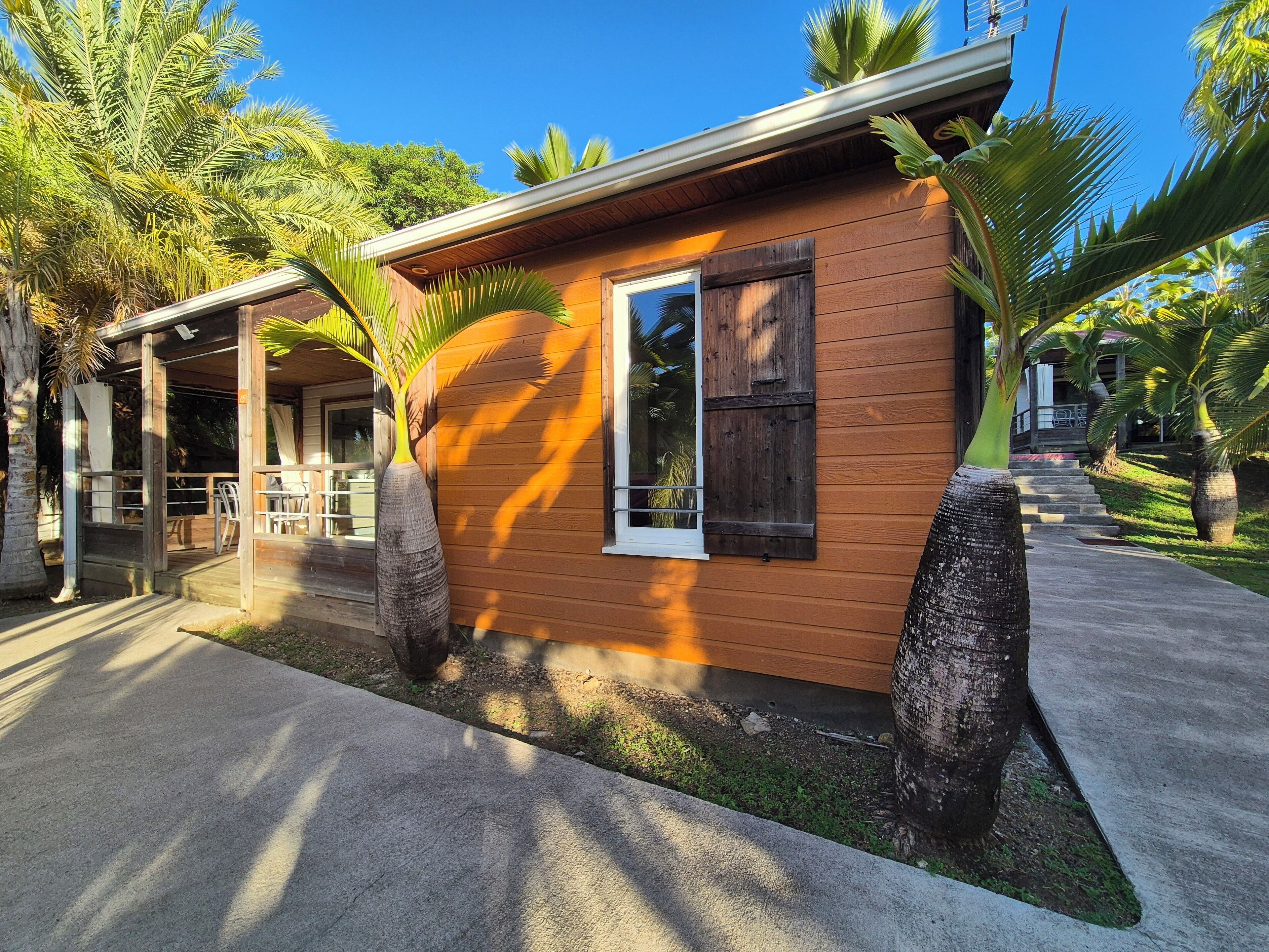 Façana frontal de l'allotjament