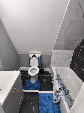 Towels, soap, toilet paper